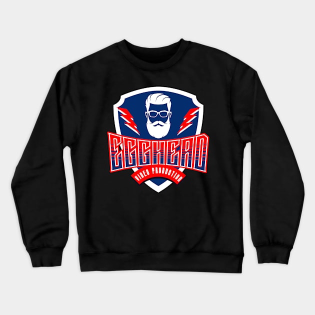 WM EGGHEAD Crewneck Sweatshirt by EGGHEAD VIDEO PRODUCTION